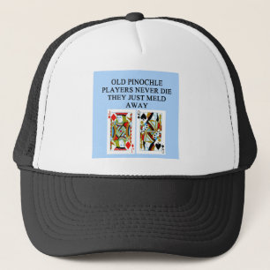 Gorra De Camionero viejo jugador del pinochle