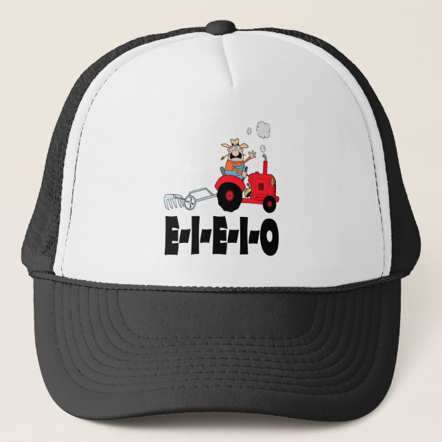 Gorra De Camionero viejo macdonald eieieo personalizado (Anverso)