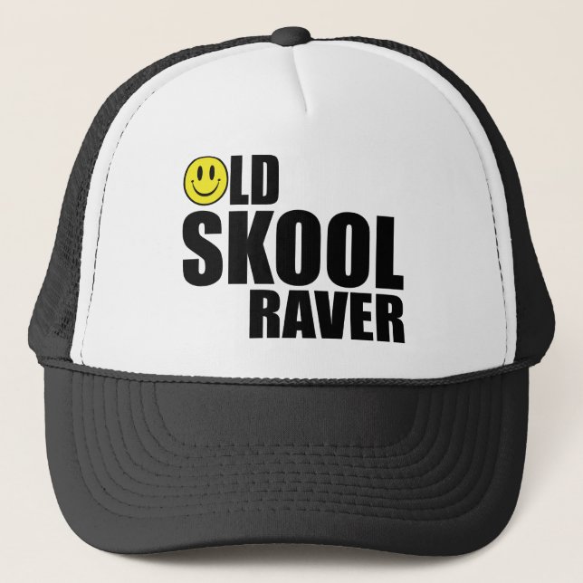 Gorra De Camionero Viejo Raver 2 (blanco) de Skool (Anverso)