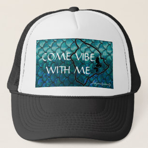 Gorra De Camionero Viene el ambiente conmigo azul