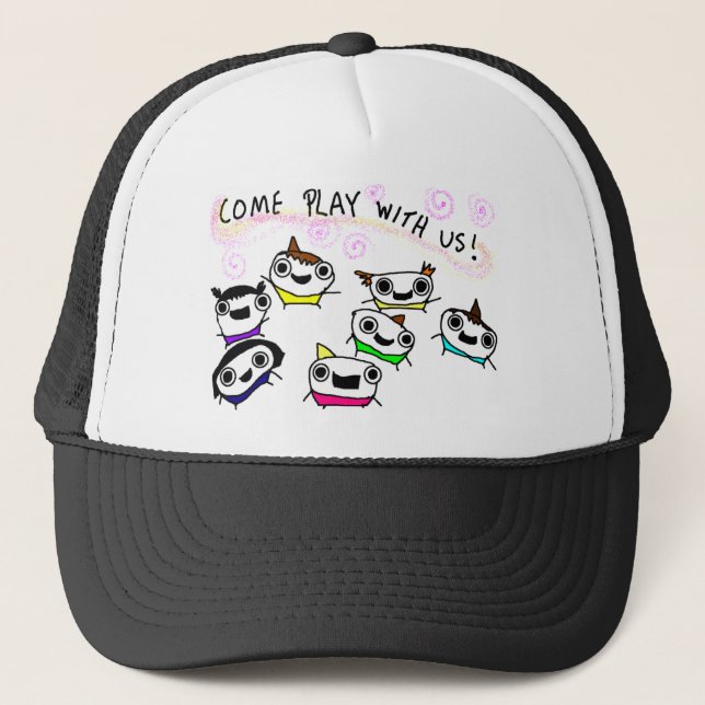 Gorra De Camionero "Viene el juego con nosotros " (Anverso)
