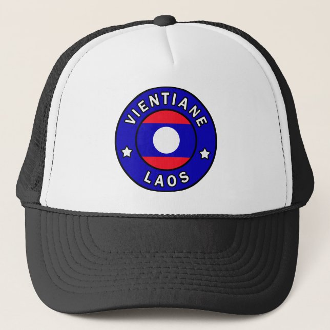 Gorra De Camionero Vientiane Laos (Anverso)
