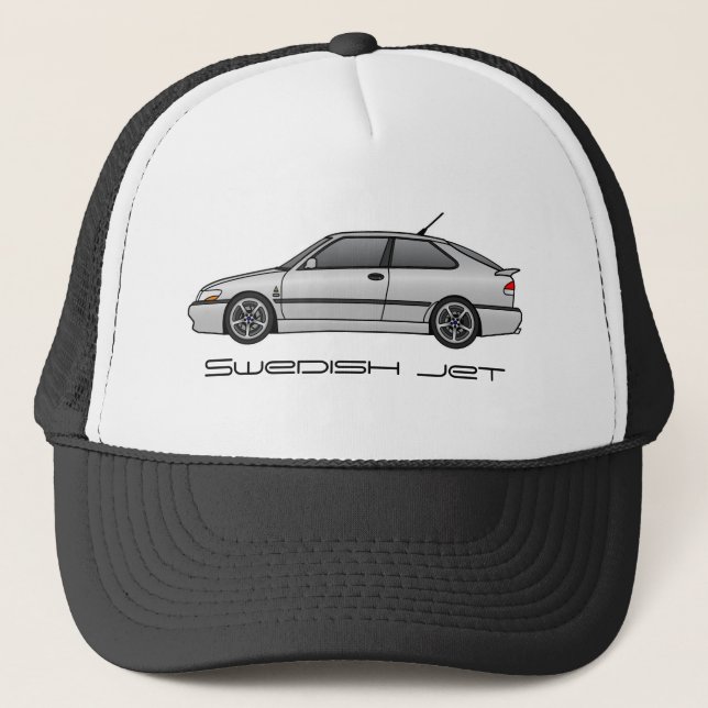Gorra De Camionero viggen_silver, jet sueco (Anverso)