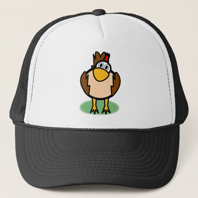 Gorra De Camionero Vigilancia de gallos (Anverso)
