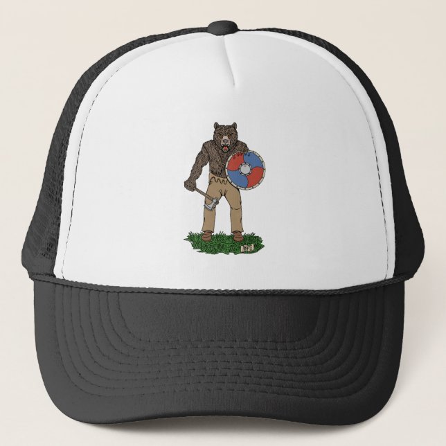 Gorra De Camionero Viking Berserker transformado (Anverso)