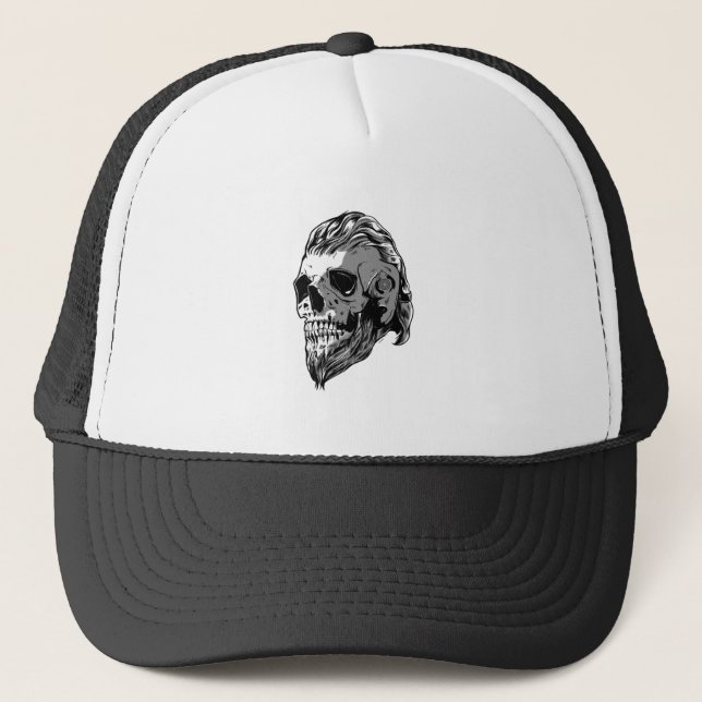 Gorra De Camionero Viking Skull (Anverso)