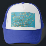Gorra De Camionero Vincent van Gogh - Almond Blossom<br><div class="desc">Florecimiento de almendras / Ramas con flores de almendra - Vincent van Gogh,  aceite sobre lienzo,  1890</div>