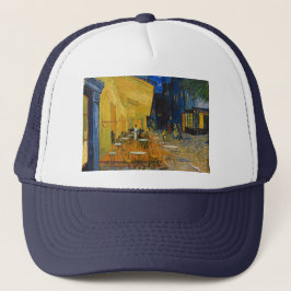 Gorra De Camionero Vincent van Gogh - Cafe Terrace de noche