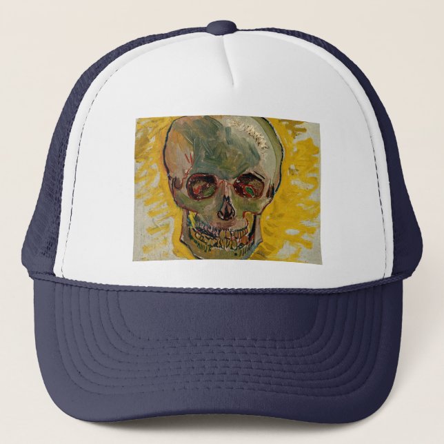 Gorra De Camionero Vincent van Gogh - Calavera 1887 #2 (Anverso)