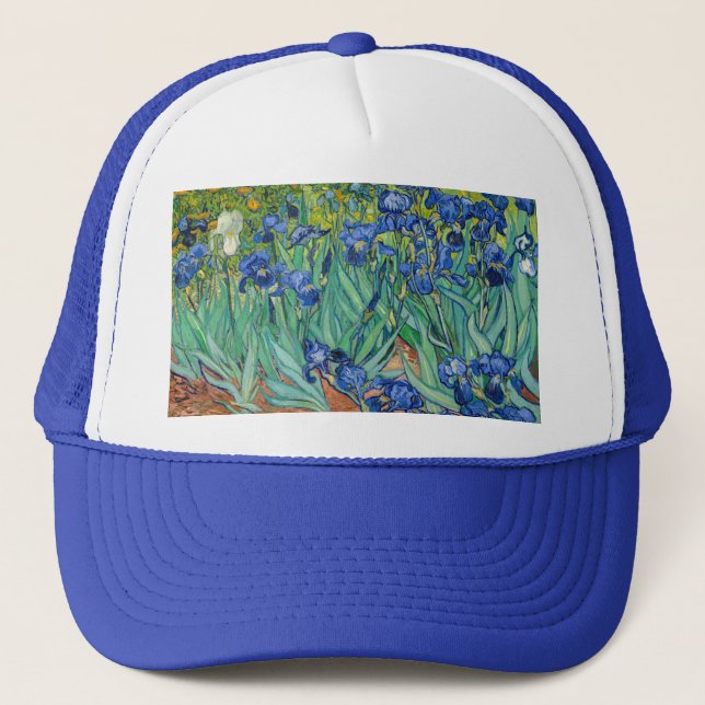 Gorra De Camionero Vincent Van Gogh - Irises (Anverso)