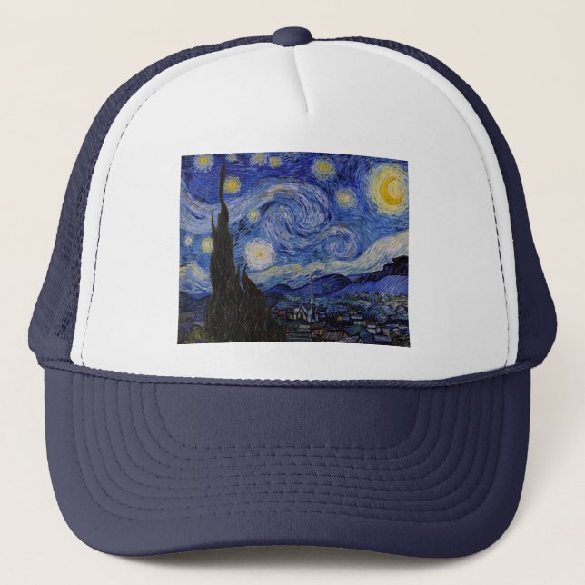 Gorra De Camionero Vincent Van Gogh - La noche estrellada (Anverso)