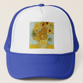 Gorra De Camionero Vincent Van Gogh - Vase con doce girasoles