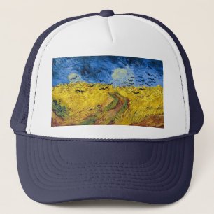 Gorra De Camionero Vincent van Gogh - Wheatfield con cuervos