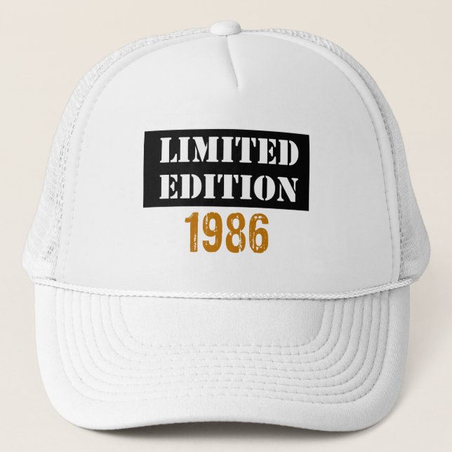 Gorra De Camionero Viñeta de edición limitada de 1986 (Anverso)