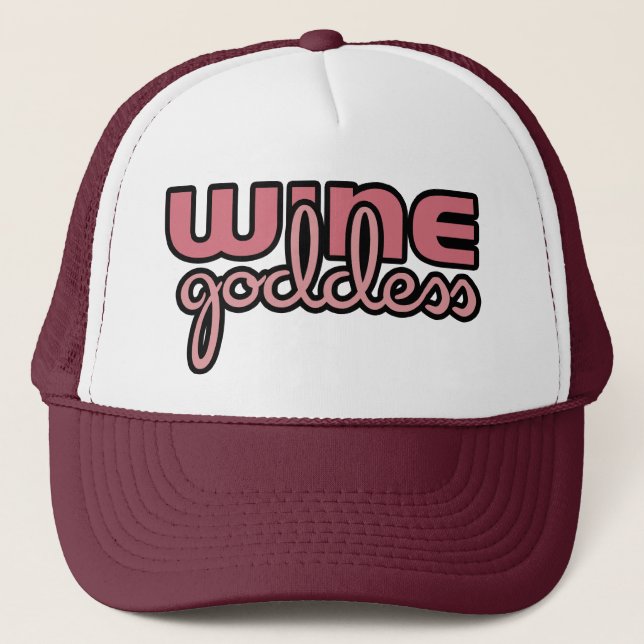 Gorra De Camionero Vino de la diosa del vino (Anverso)