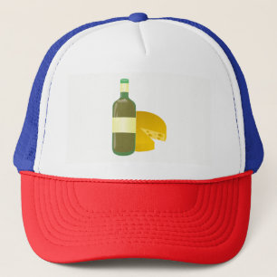 Gorra De Camionero Vino y Queso
