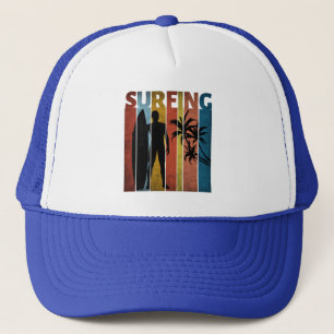 GORRA DE CAMIONERO VINTACIÓN DE SURFING