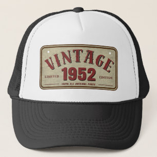 Gorra De Camionero Vintage 1952 Limited Edition All Original Parts