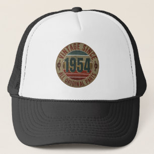 GORRA DE CAMIONERO VINTAGE 1954 BIRTHDAY GIFT TRUCKER HAT
