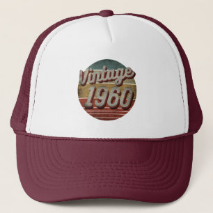 GORRA DE CAMIONERO VINTAGE 1960 HOMBRES MUJERES DE CUMPLEAÑOS GIFT TR
