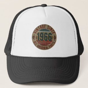 GORRA DE CAMIONERO VINTAGE 1966 BIRTHDAY GIFT TRUCKER HAT