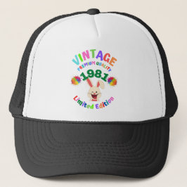 Gorra De Camionero Vintage 1981