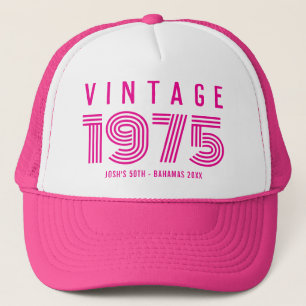 Gorra De Camionero Vintage 20.º 30.º 40.º 50.º cumpleaños