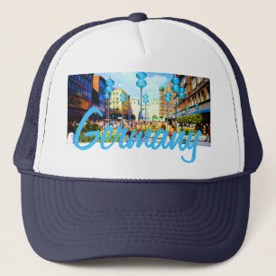 Gorra De Camionero Vintage Alemania Munich Towngate Karistor