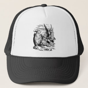 Gorra De Camionero Vintage Alicia en el País de las Maravillas, Grifo