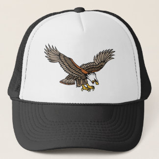 Gorra De Camionero Vintage Angry Eagle Tattoo Art