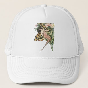 Gorra De Camionero Vintage Art Nouveau Butterfly