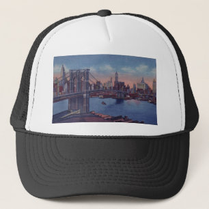 Gorra De Camionero Vintage Brooklyn Bridge
