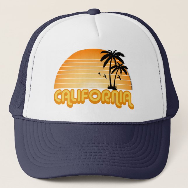 Gorra De Camionero Vintage California (Anverso)