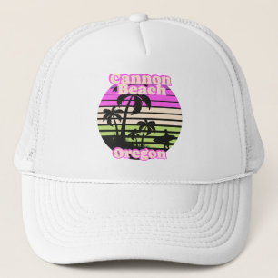 Gorra De Camionero Vintage Cannon Beach Oregon