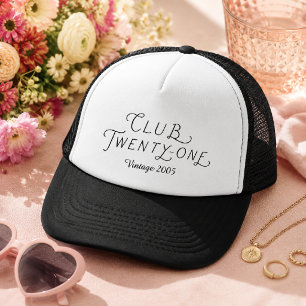 Gorra de camionero vintage Club Twenty-One