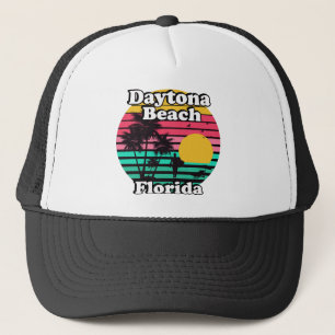 Gorra De Camionero Vintage Daytona Beach Florida