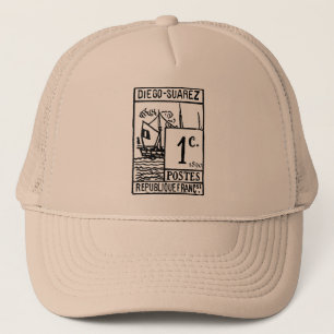 Gorra De Camionero "Vintage-Diego-Suárez -1890"