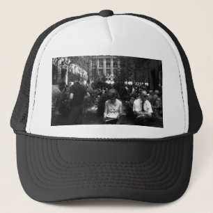 Gorra De Camionero Vintage EE. UU. Nueva York Rockefeller Center 1970