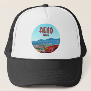 Gorra De Camionero Vintage en el centro de Reno Nevada