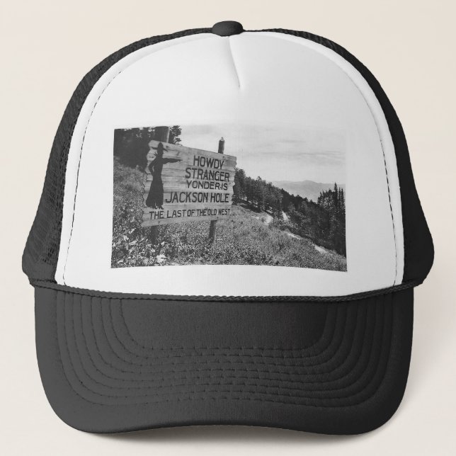 Gorra De Camionero Vintage Jackson Hole (Anverso)
