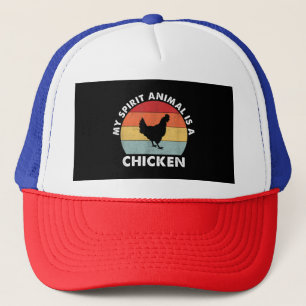 Gorra De Camionero Vintage My Spirit Animal es un pollo
