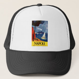 Gorra De Camionero Vintage Napoli Travel Love Romance