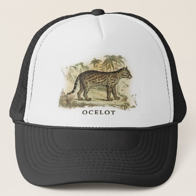 Gorra De Camionero Vintage Ocelot (Anverso)