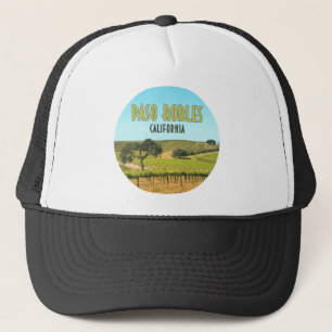 Gorra De Camionero Vintage Paso Robles California