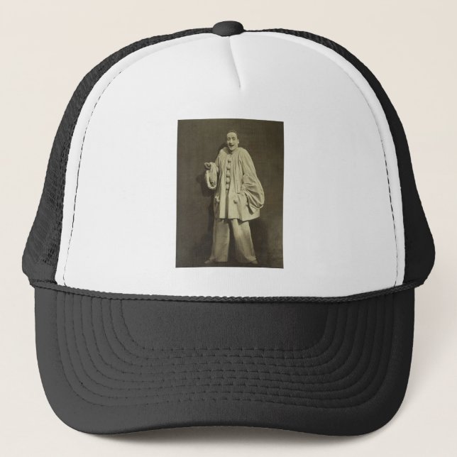 Gorra De Camionero Vintage Pierrot Clown (Anverso)