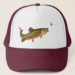 Gorra De Camionero Vintage Rainbow Trout Fly Fishing