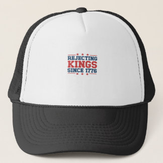 Gorra De Camionero Vintage Rejecting Kings Since 1776 Classic Style