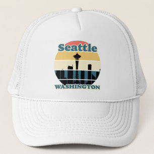 Gorra De Camionero Vintage Seattle Washington