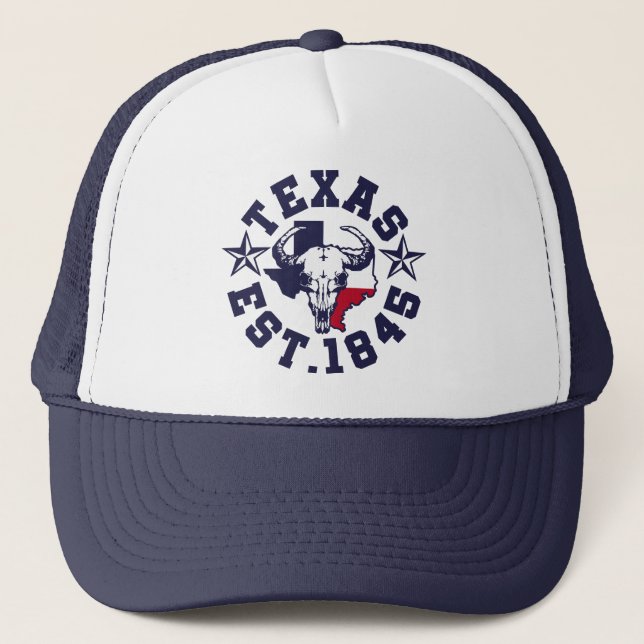 Gorra De Camionero Vintage Texas (Anverso)
