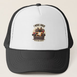 Gorra De Camionero Vintage trabajo duro para el estilo de vida de mi